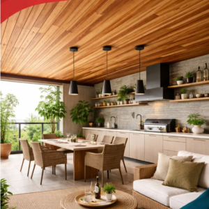 Forro de cedrinho mesclado